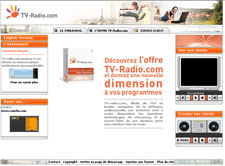 Une ancienne version du site TV-Radio